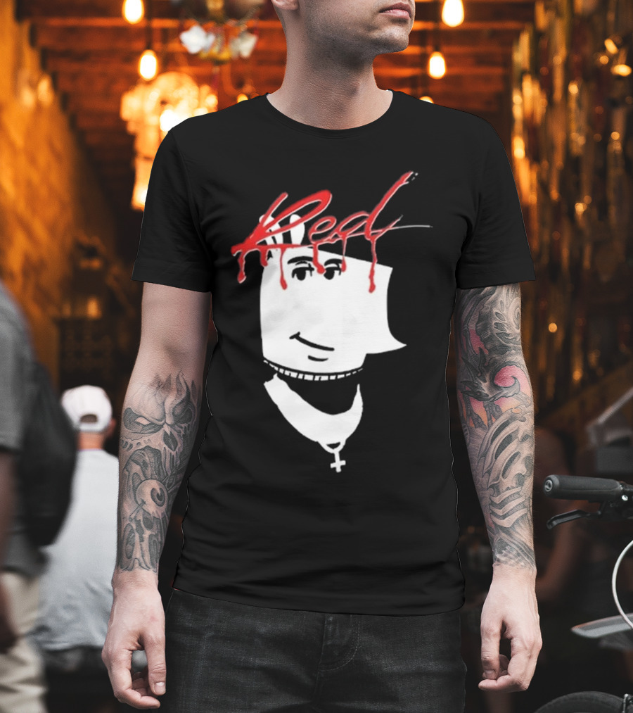 Red Dippytees Chill Guy X Carti T-Shirt