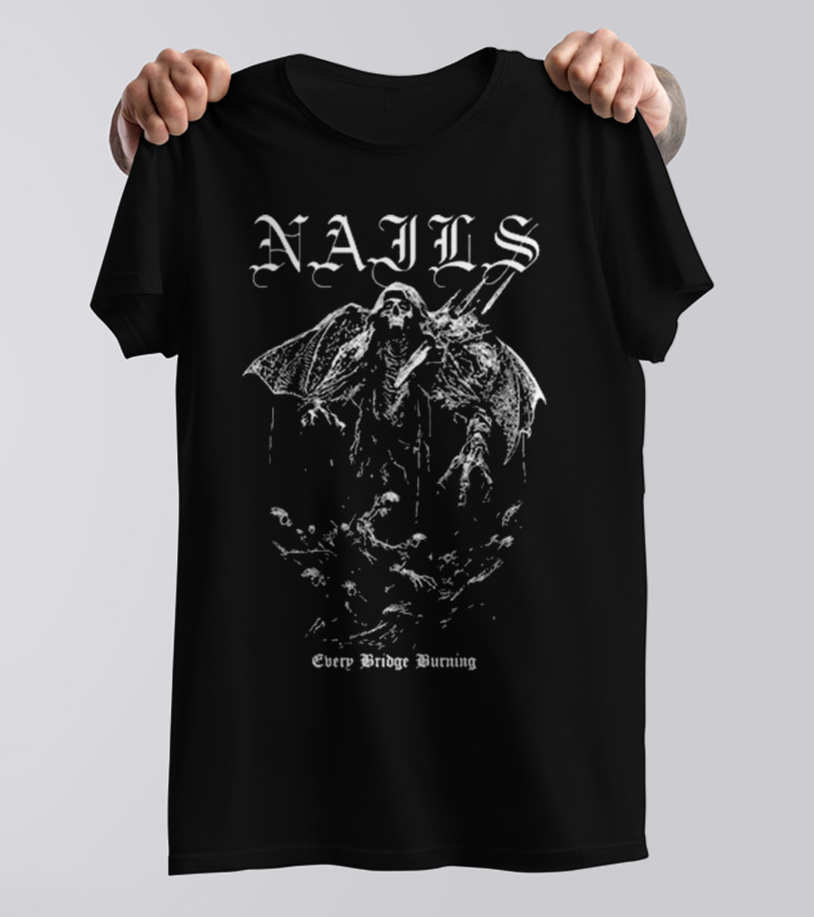 Nails Every Bridge Burning Demon T-Shirt