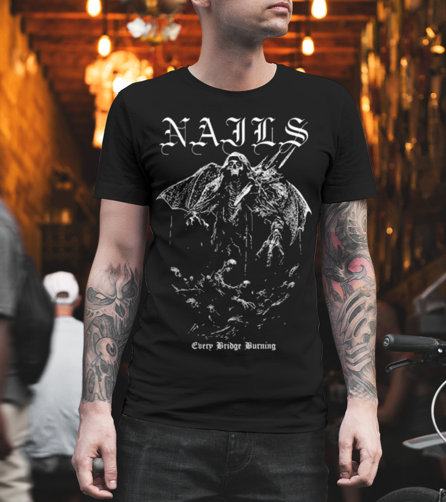 Nails Every Bridge Burning Demon T-Shirt