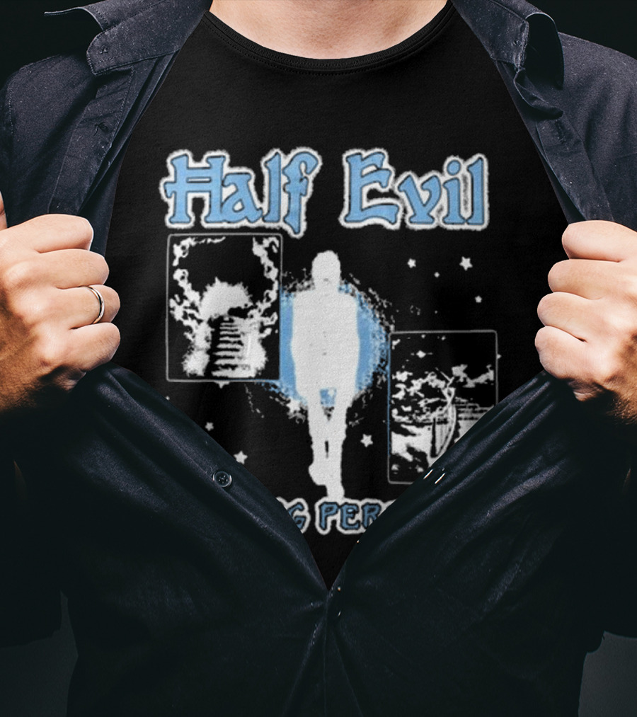 Half Evil Nothing Personal The Stairway To Eternity Cosmic Journey T-Shirt