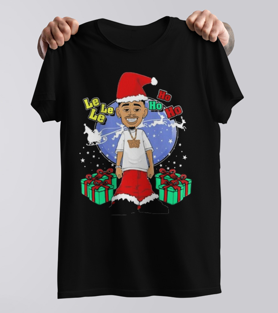 Le Le Le Ho Ho Ho These Foos Lil Foo Christmas T-Shirt