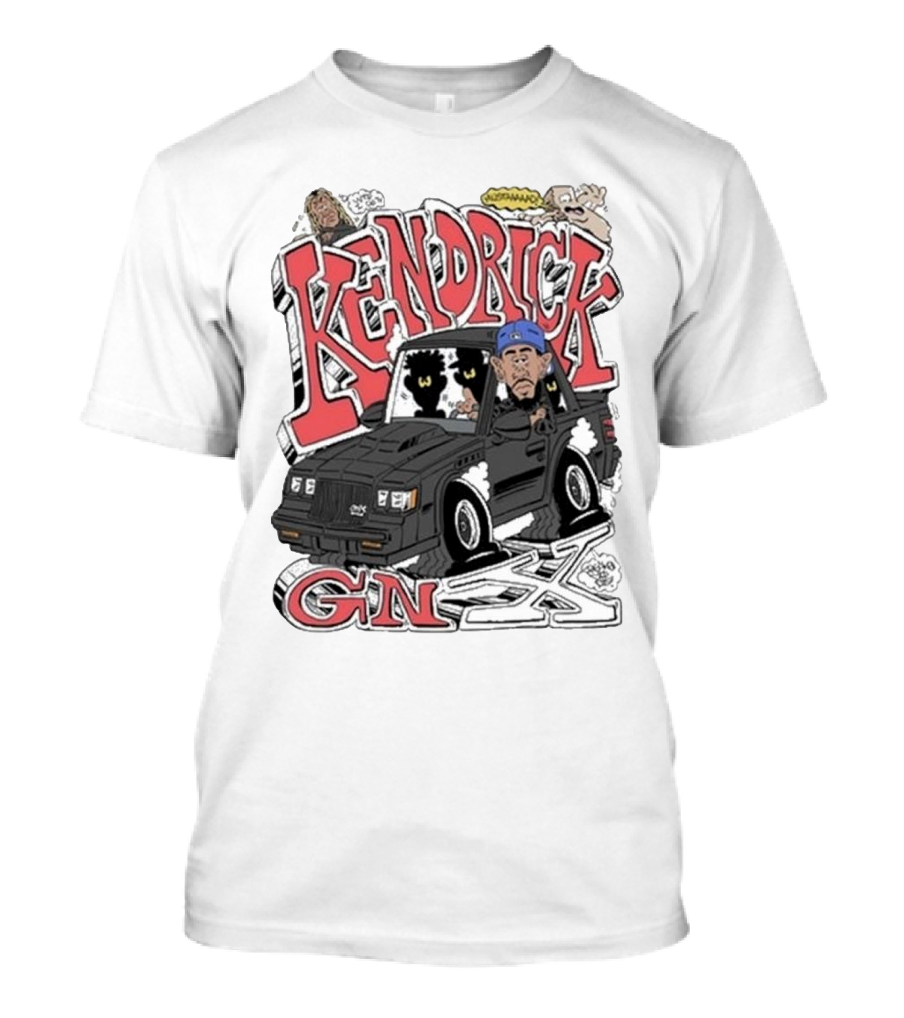 Kendrick GNX Freakorico Cartoon Car T-Shirt