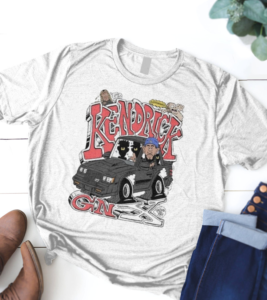 Kendrick GNX Freakorico Cartoon Car T-Shirt