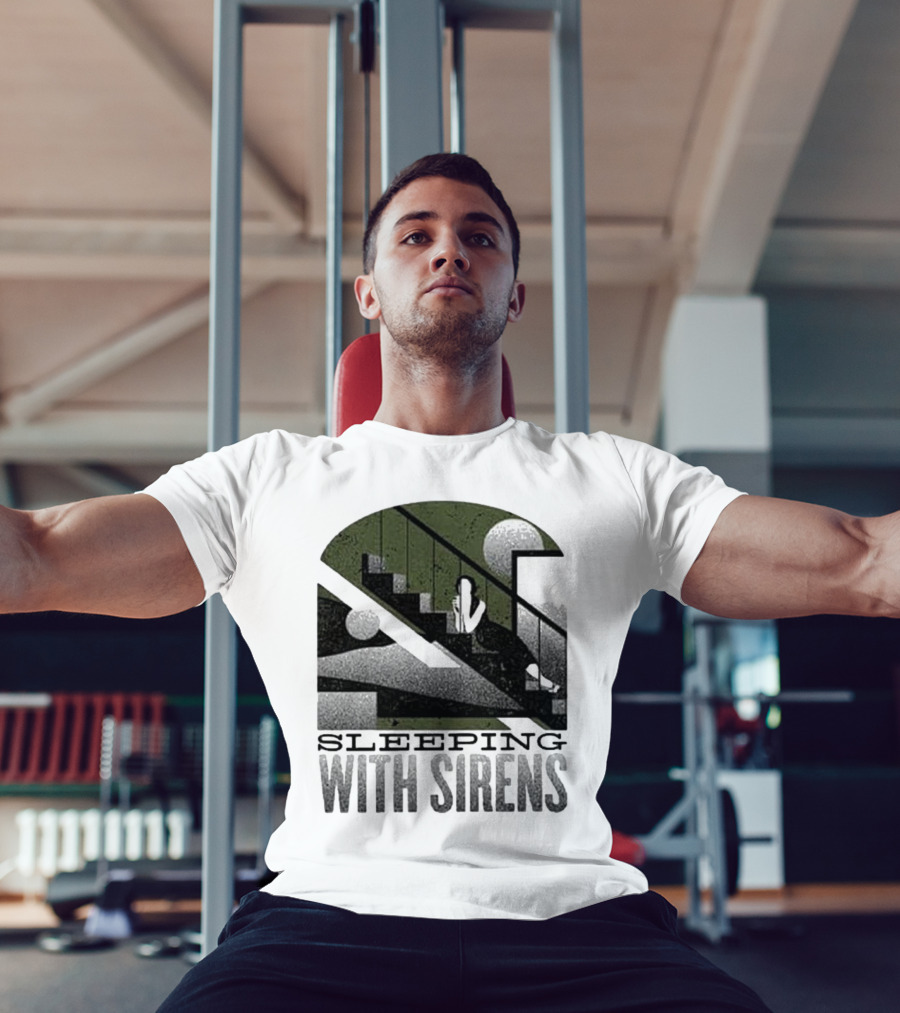 Sleeping With Sirens Stairs Retro Minimalist T-Shirt