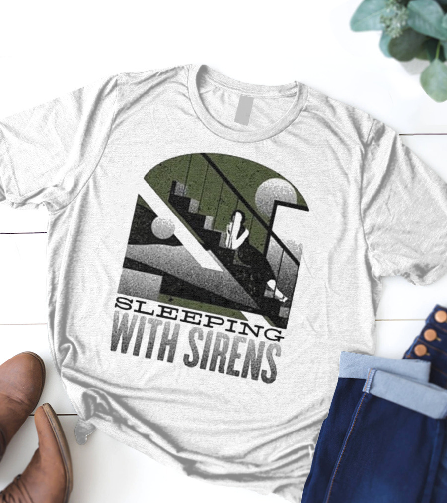 Sleeping With Sirens Stairs Retro Minimalist T-Shirt