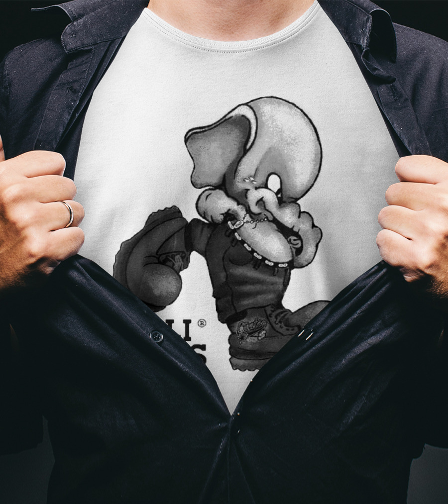 Cli Nts Stomper Character With Large Boots And Beads T-Shirt