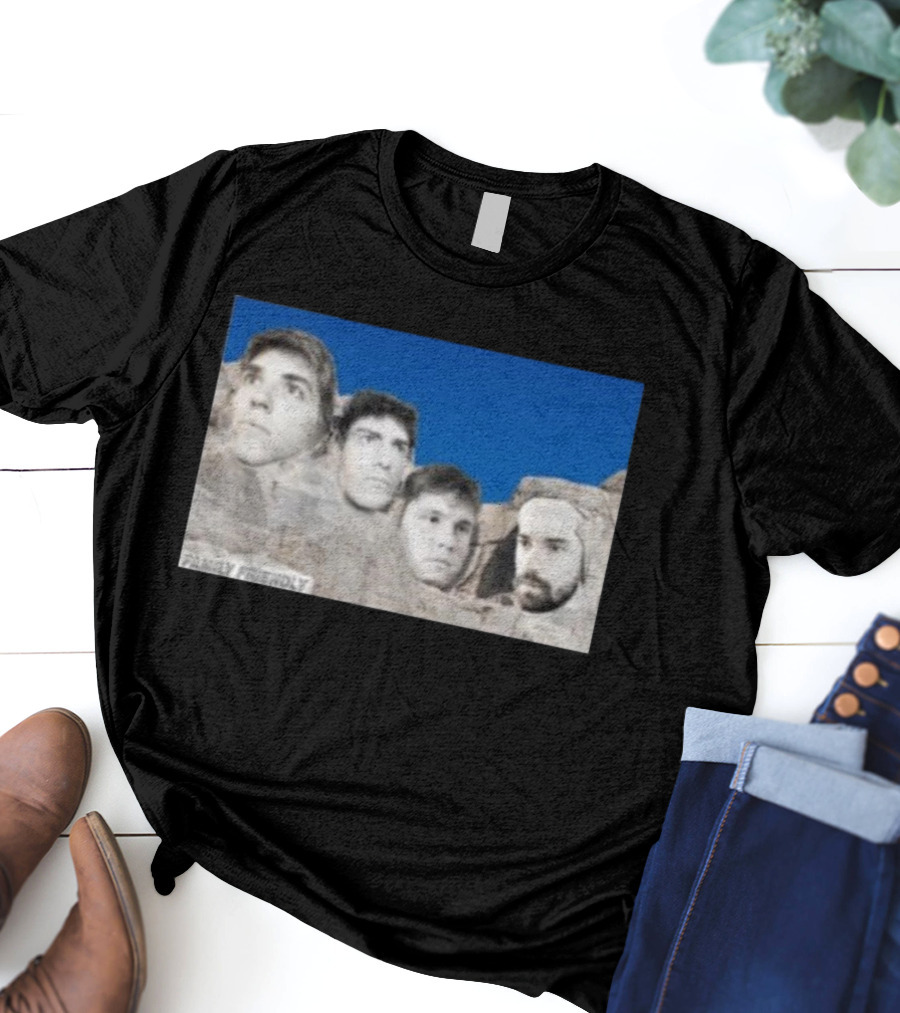 Family Friendly Mt. Rushmore Faces T-Shirt