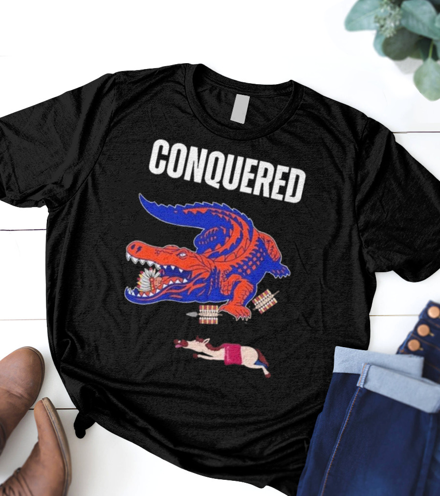 Conquered Florida Alligator Victory Over FSU Representation T-Shirt