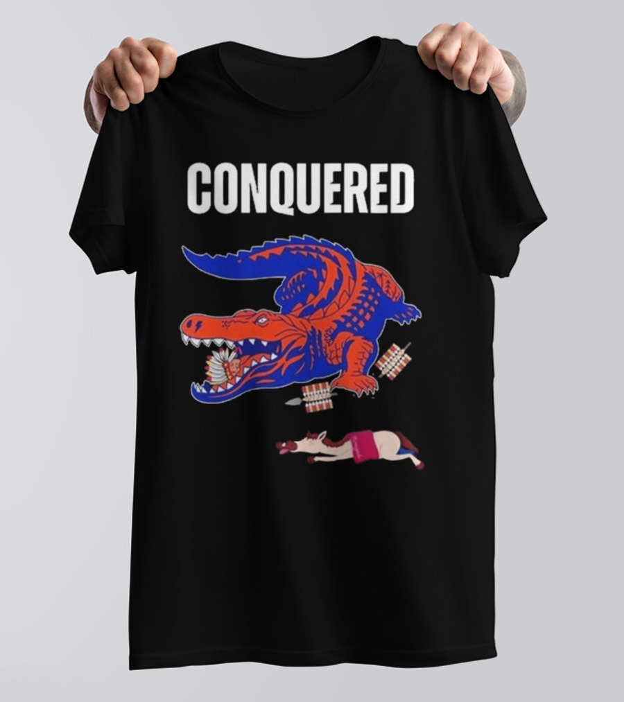 Conquered Florida Alligator Victory Over FSU Representation T-Shirt
