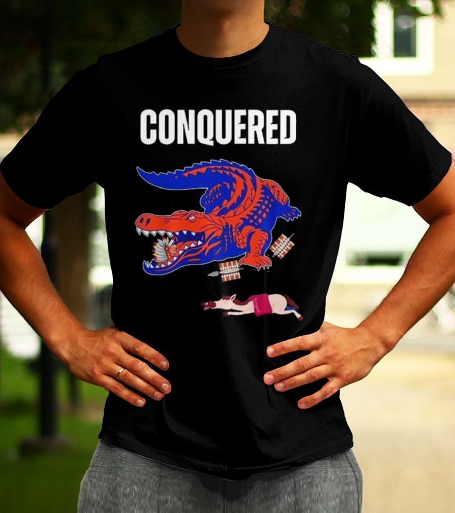 Conquered Florida Alligator Victory Over FSU Representation T-Shirt