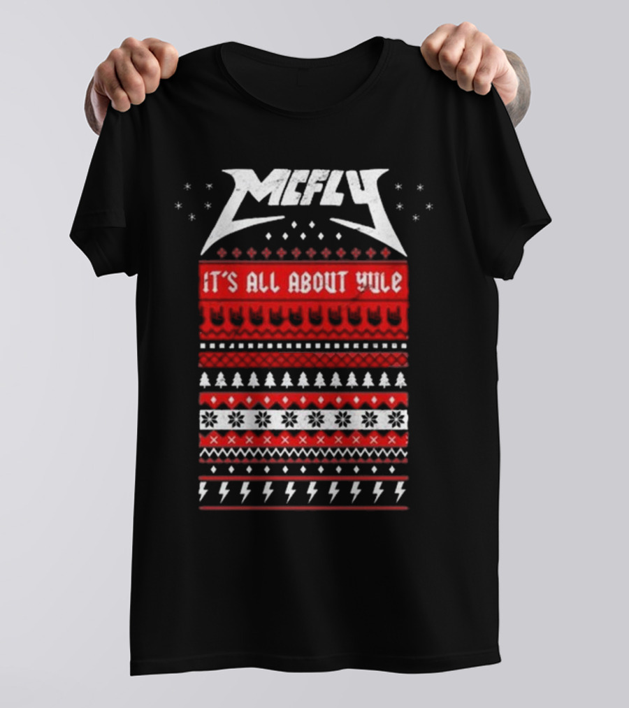Mcfly Christmas It's All About Yule Festive T-Shirt