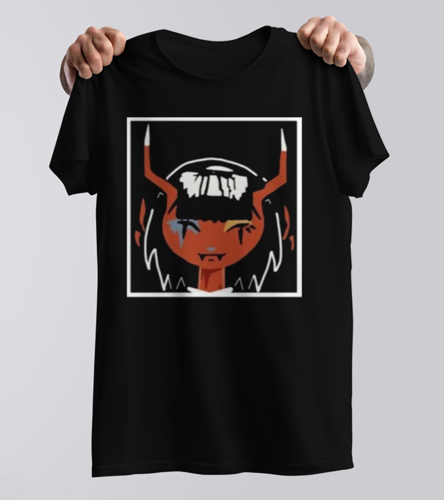 Omen Meow Skulls Demon Cat Character With Horns And Fangs T-Shirt