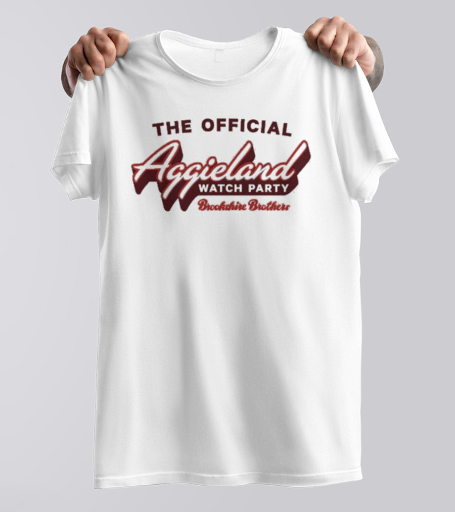 The Official Aggieland Watch Party Brookshire Brothers T-Shirt