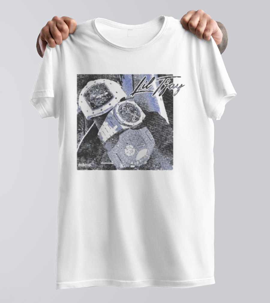 Lil Tjay Took A While Album Cover Watches T-Shirt