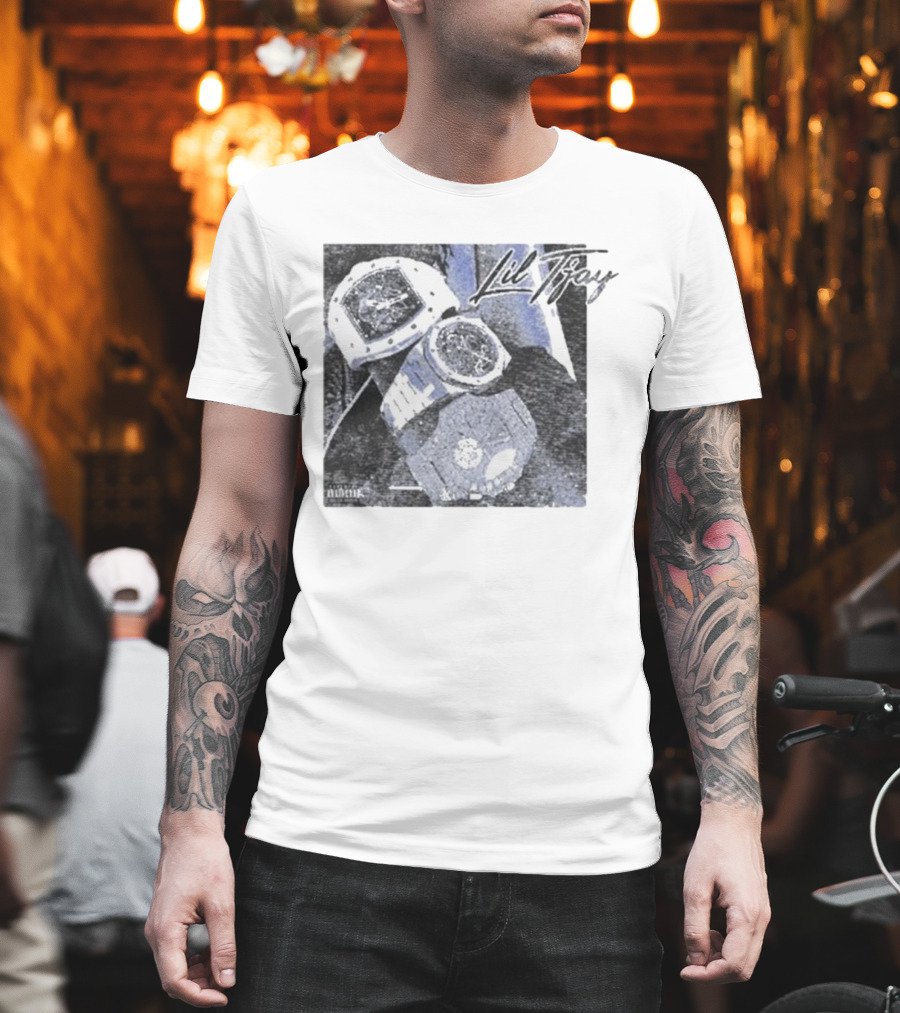 Lil Tjay Took A While Album Cover Watches T-Shirt