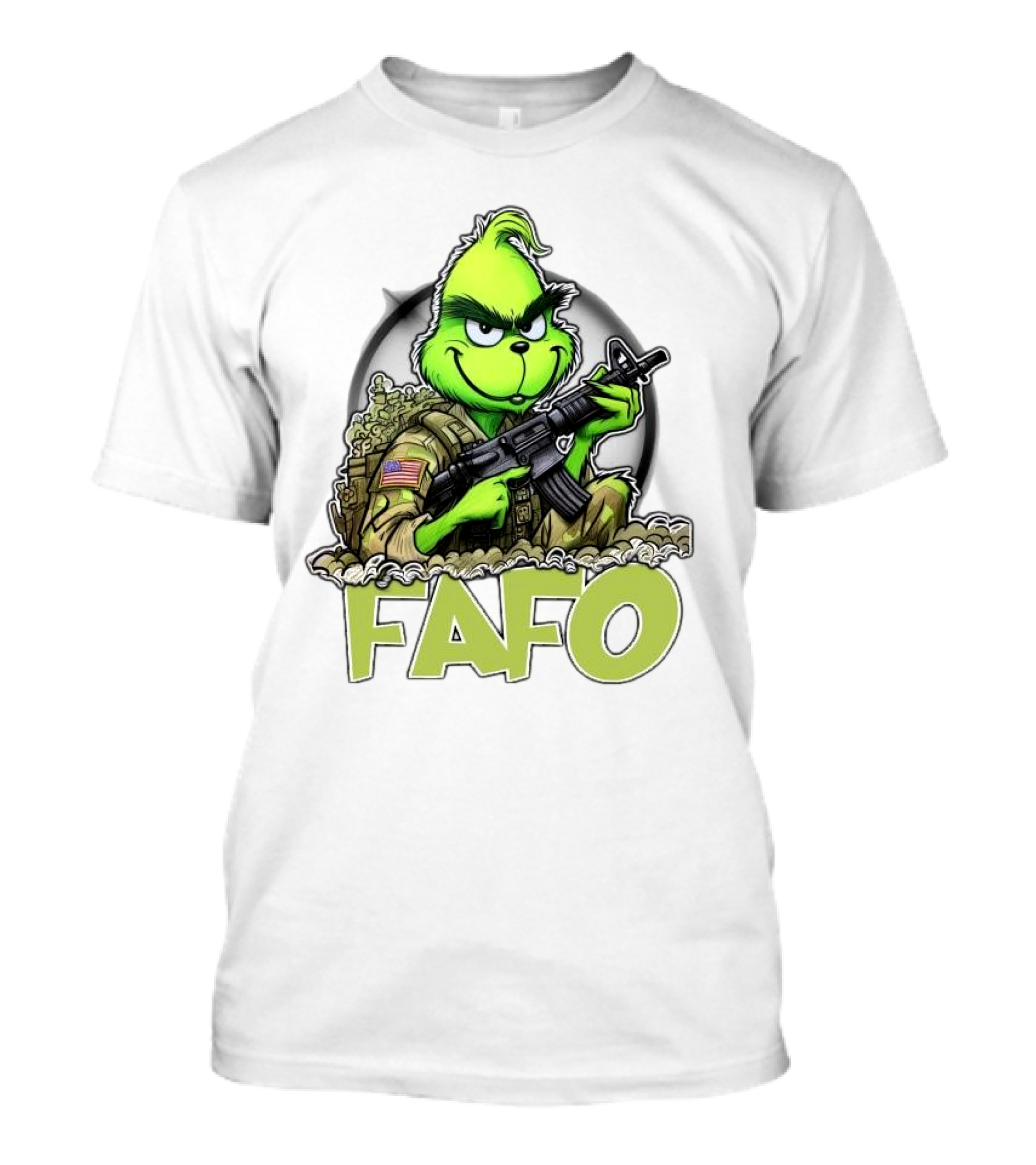 Grinch Fafo Military Christmas Special Edition T-Shirt