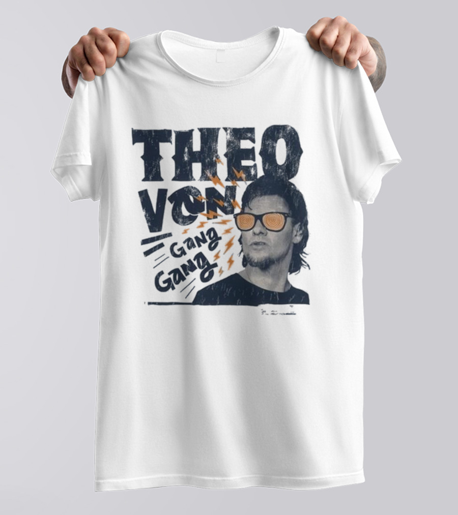 Theo Von Gang Gang Hypno Ivory Sunglasses T-Shirt