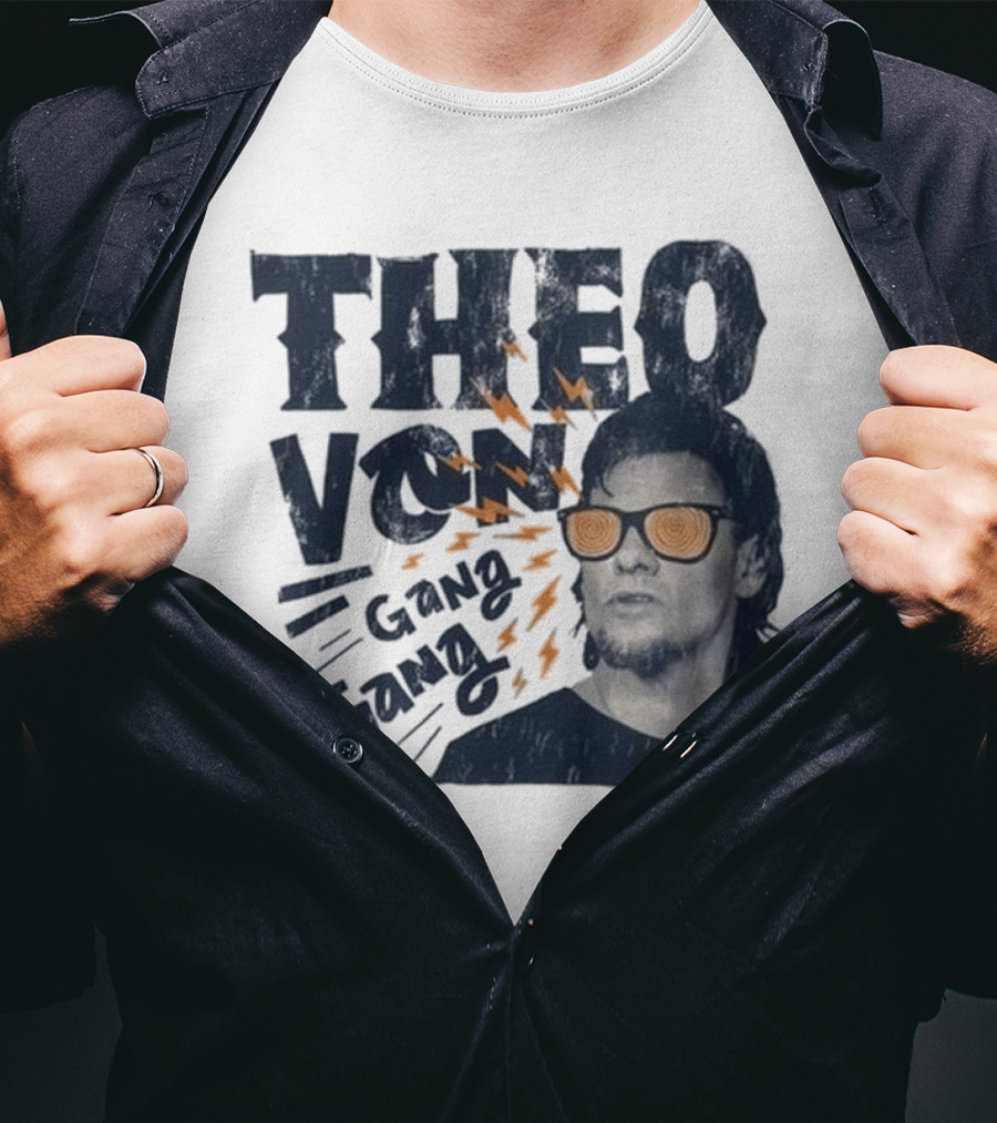 Theo Von Gang Gang Hypno Ivory Sunglasses T-Shirt