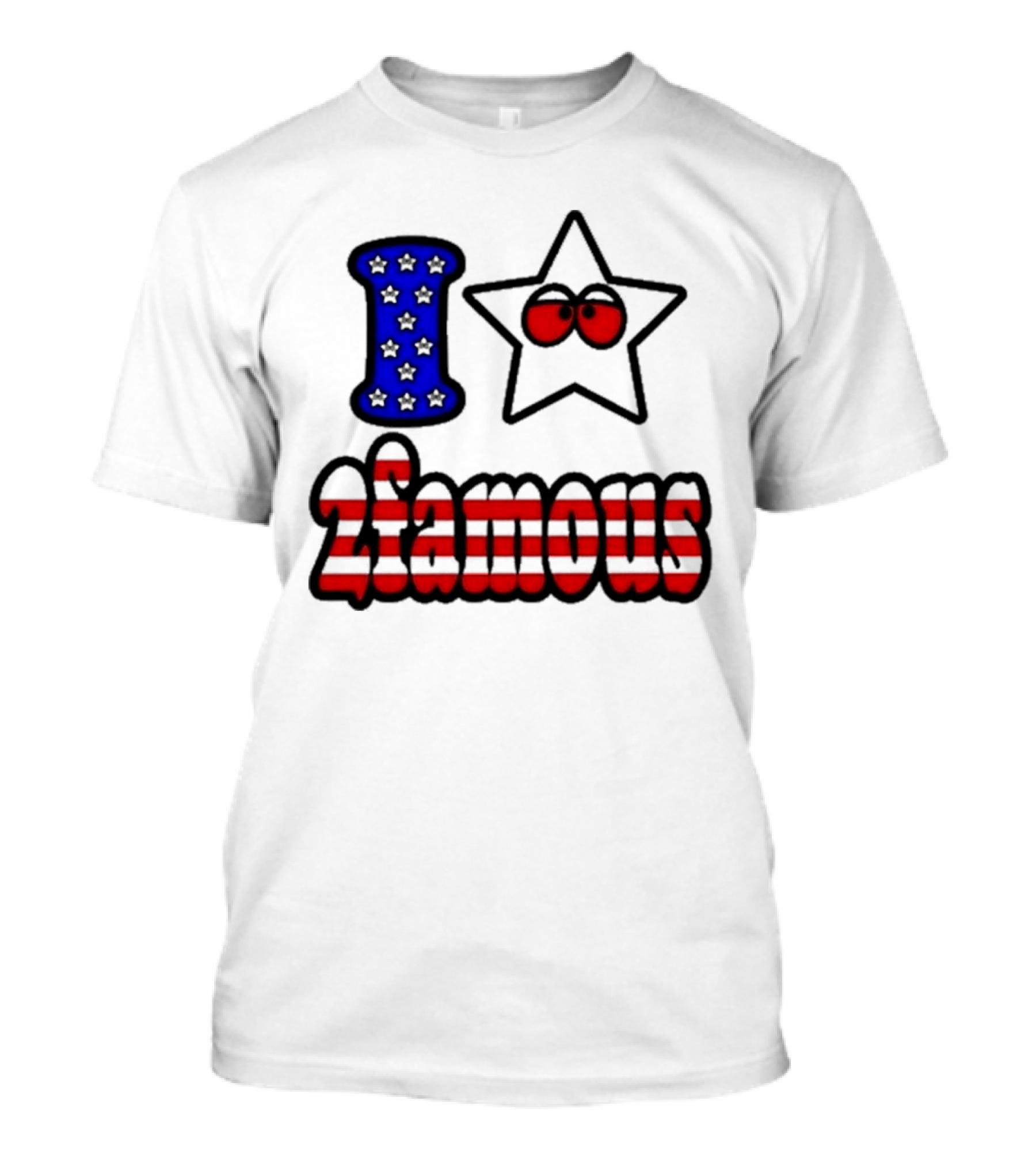 2Famous I Love Star USA 2Famous T-Shirt