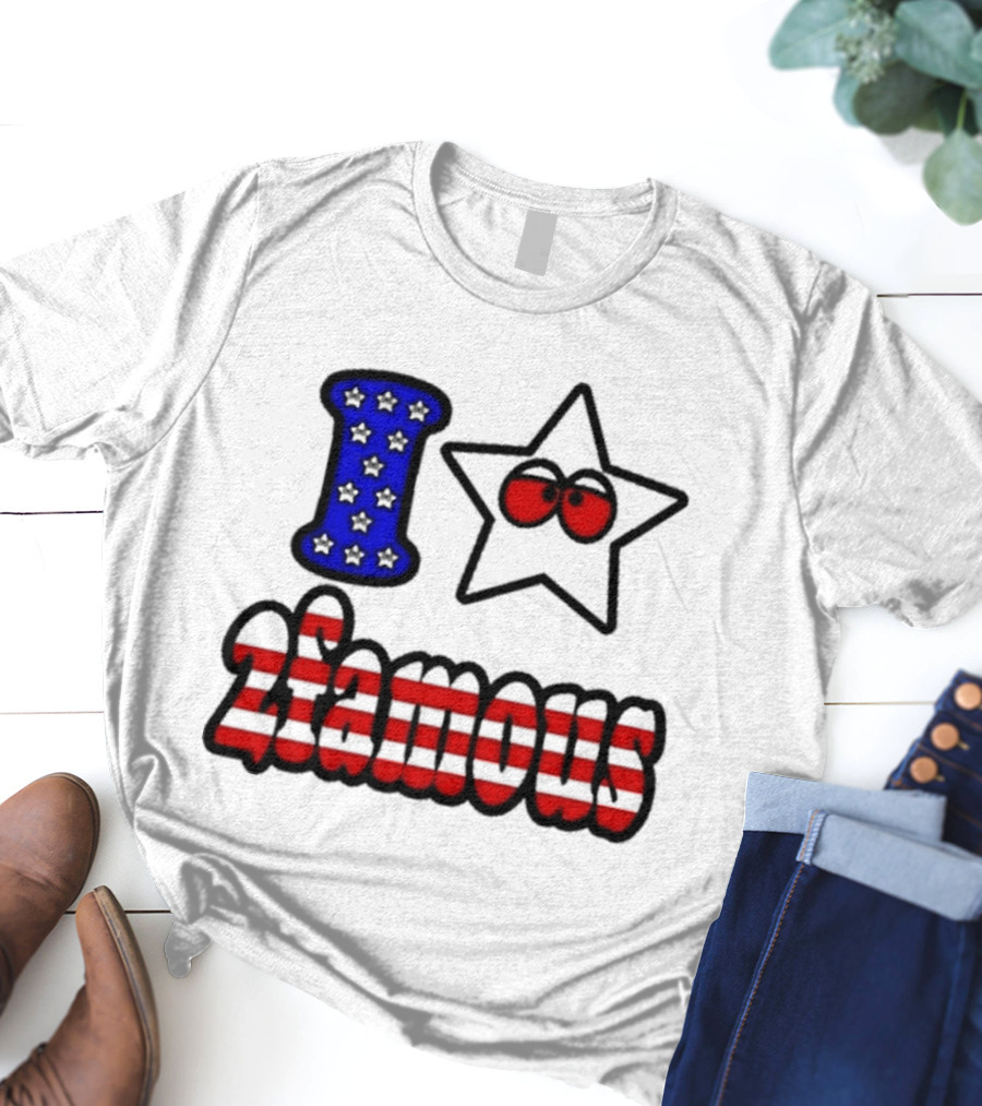 2Famous I Love Star USA 2Famous T-Shirt