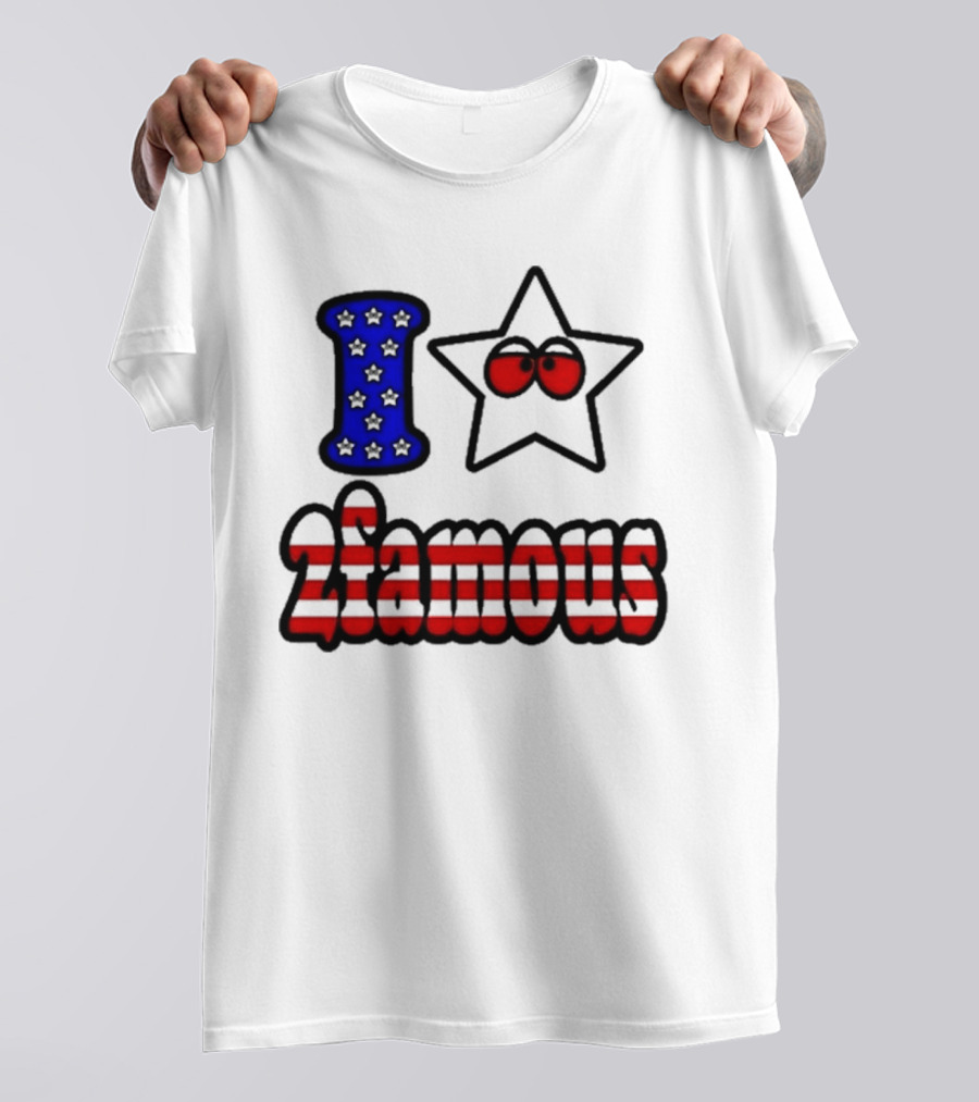2Famous I Love Star USA 2Famous T-Shirt
