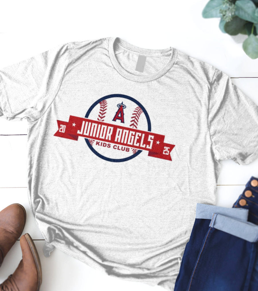 Los Angeles Angels Junior Angels Kids Club 2025 Baseball T-Shirt