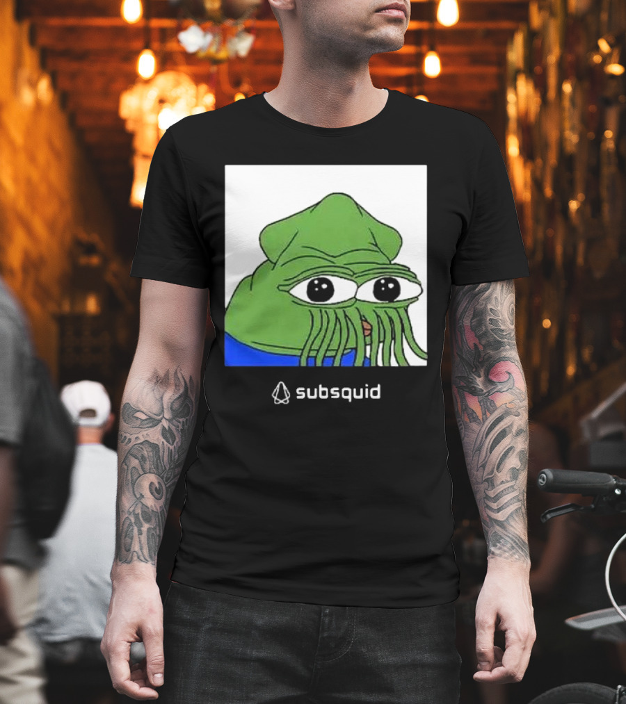 Dima Zhelezov Pepe The Frog Meme Subsquid T-Shirt