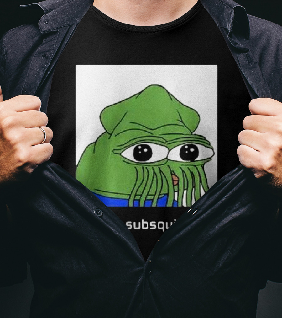Dima Zhelezov Pepe The Frog Meme Subsquid T-Shirt