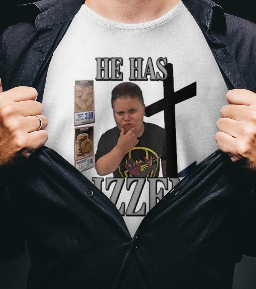 He Has Rizzen Rizzler Costco Guy With Spider-Man Shirt And Price Tags T-Shirt