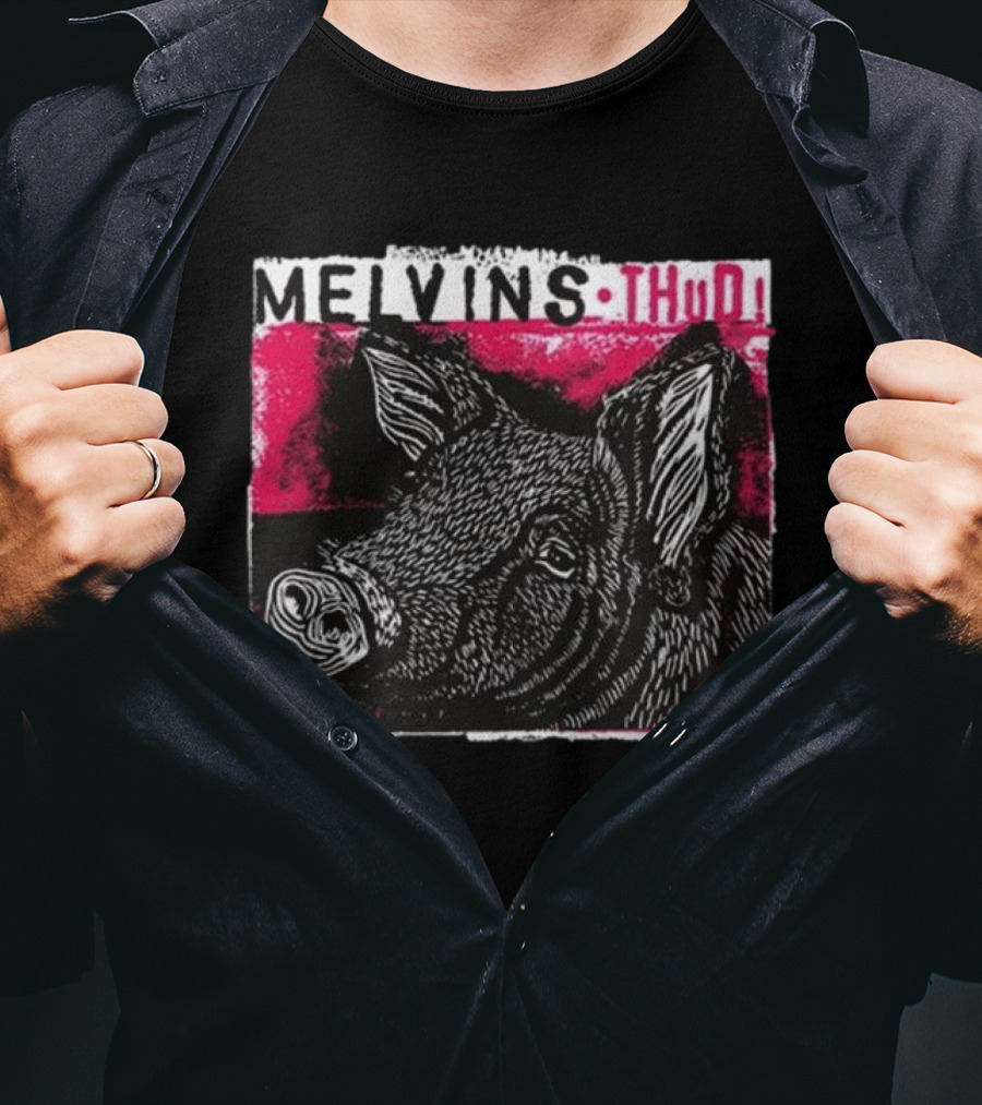 Melvins Thud Black Pig T-Shirt