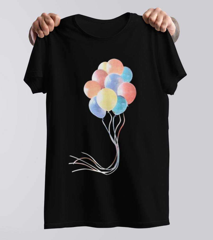 Pleasing X JW Anderson Multicolored Bunch Of Balloons Collection T-Shirt