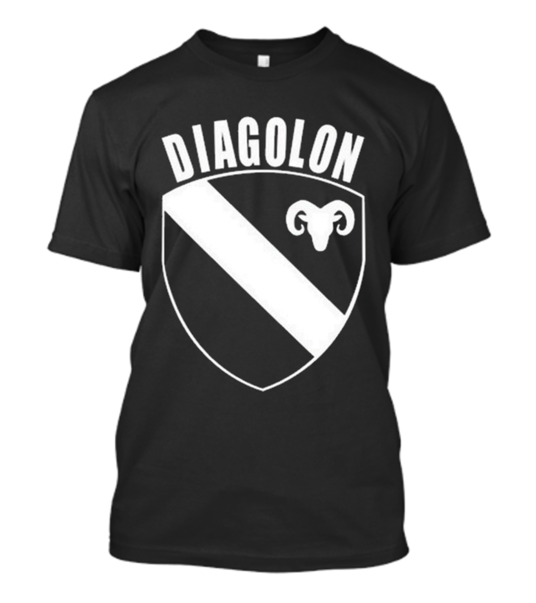 DIAGOLON Shield Emblem With Ram Head T-Shirt