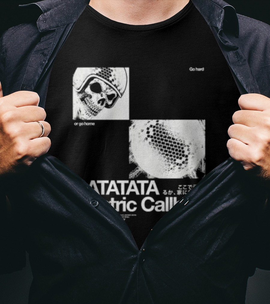 Electric Callboy Ratatata Skull Disco Go Hard Or Go Home T-Shirt
