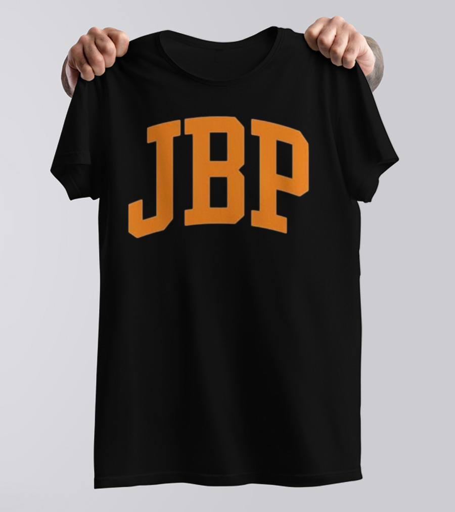 JBP Cobalt Orange Block Letters T-Shirt