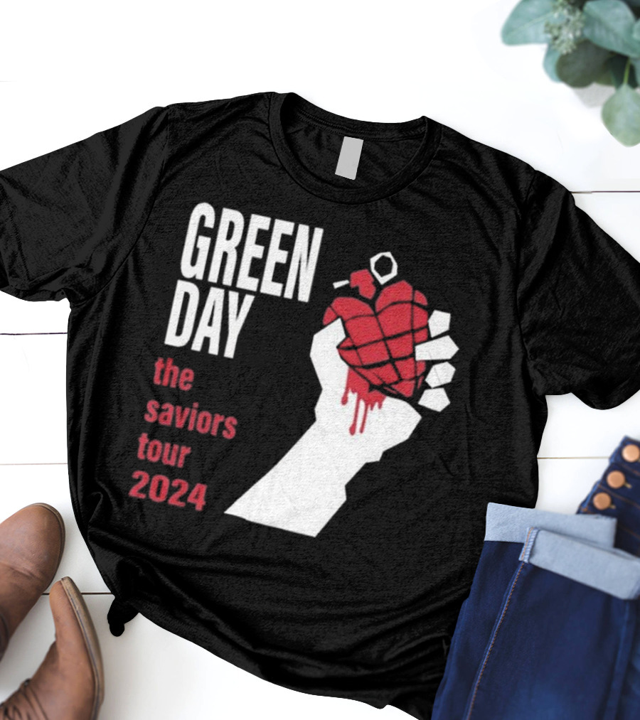 Green Day The Saviors Tour T-Shirt