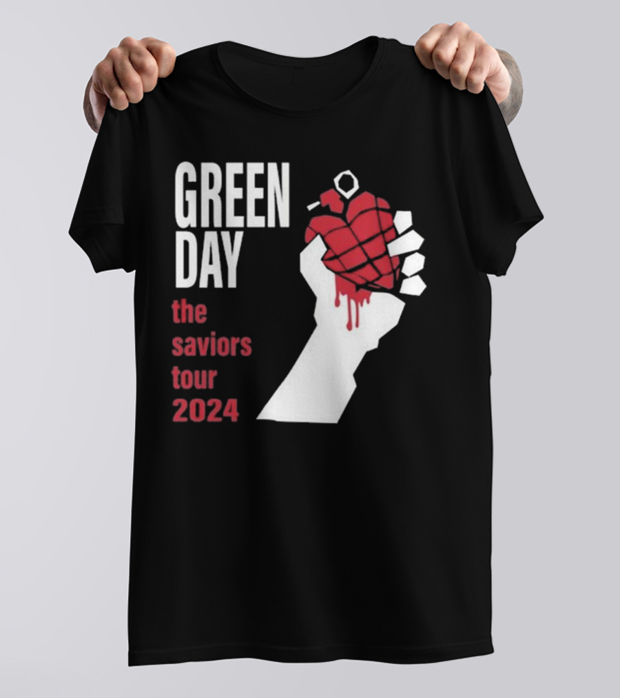 Green Day The Saviors Tour T-Shirt