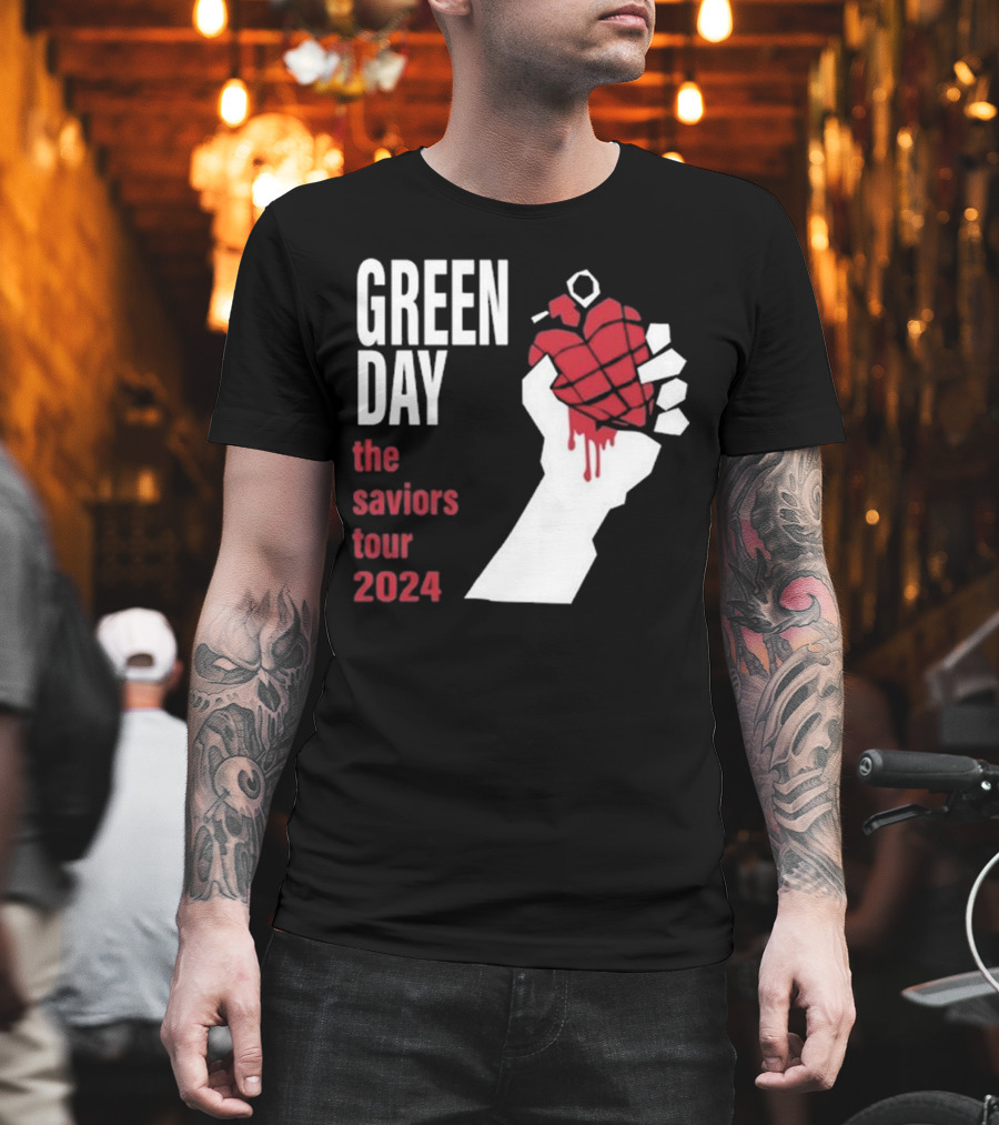 Green Day The Saviors Tour T-Shirt