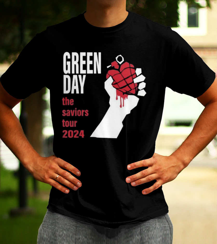 Green Day The Saviors Tour T-Shirt