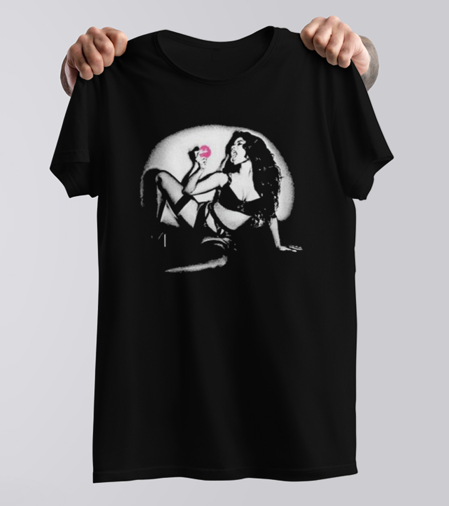 Nicki Minaj Pnkprnt Lollipop Pose Retro Pop T-Shirt