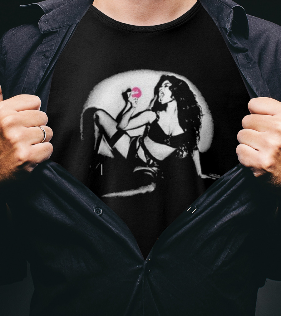 Nicki Minaj Pnkprnt Lollipop Pose Retro Pop T-Shirt