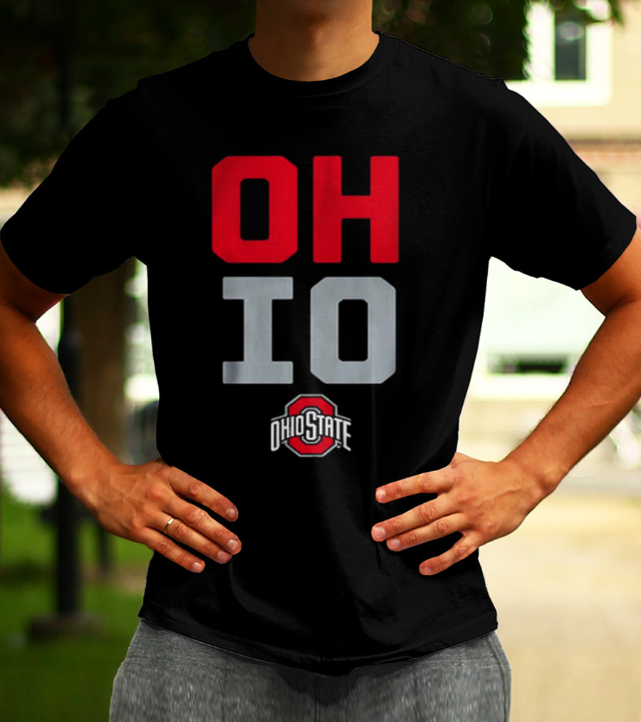 Ohio State OH-IO Slogan With Ohio State University T-Shirt
