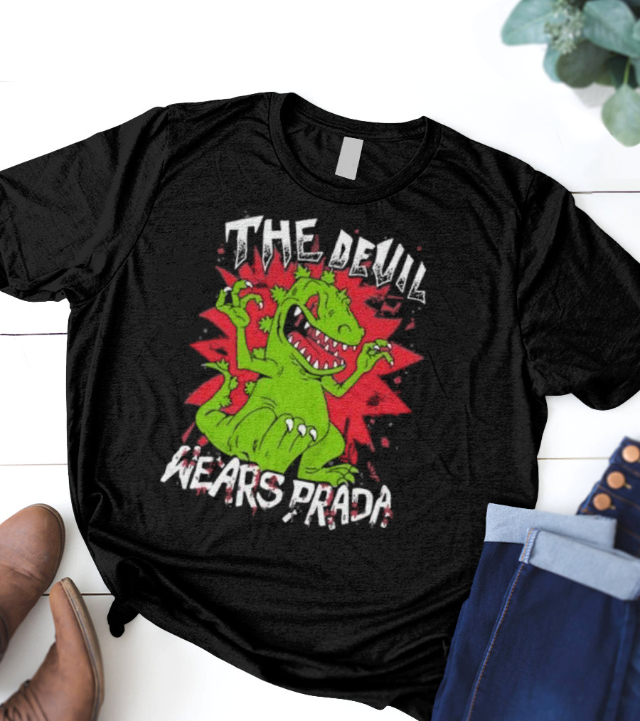 The Devil Wears Prada Reptar Rugrats Crossover T-Shirt