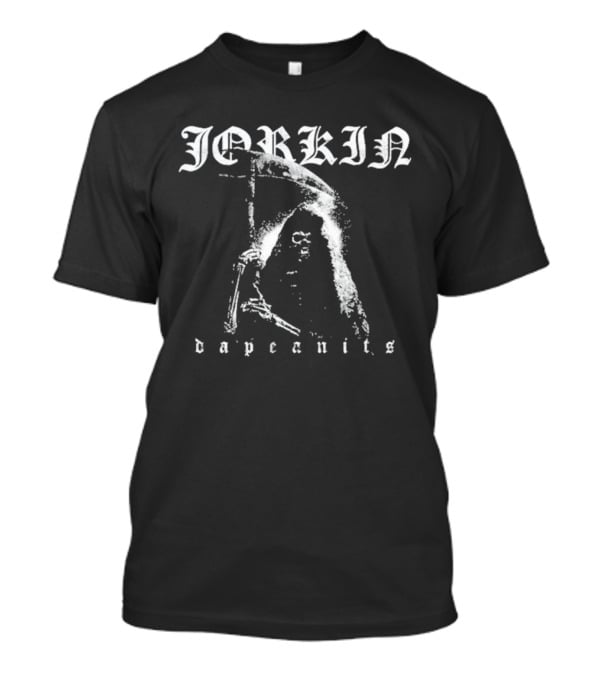 Jorkin Dapeanits Grim Reaper Motif T-Shirt