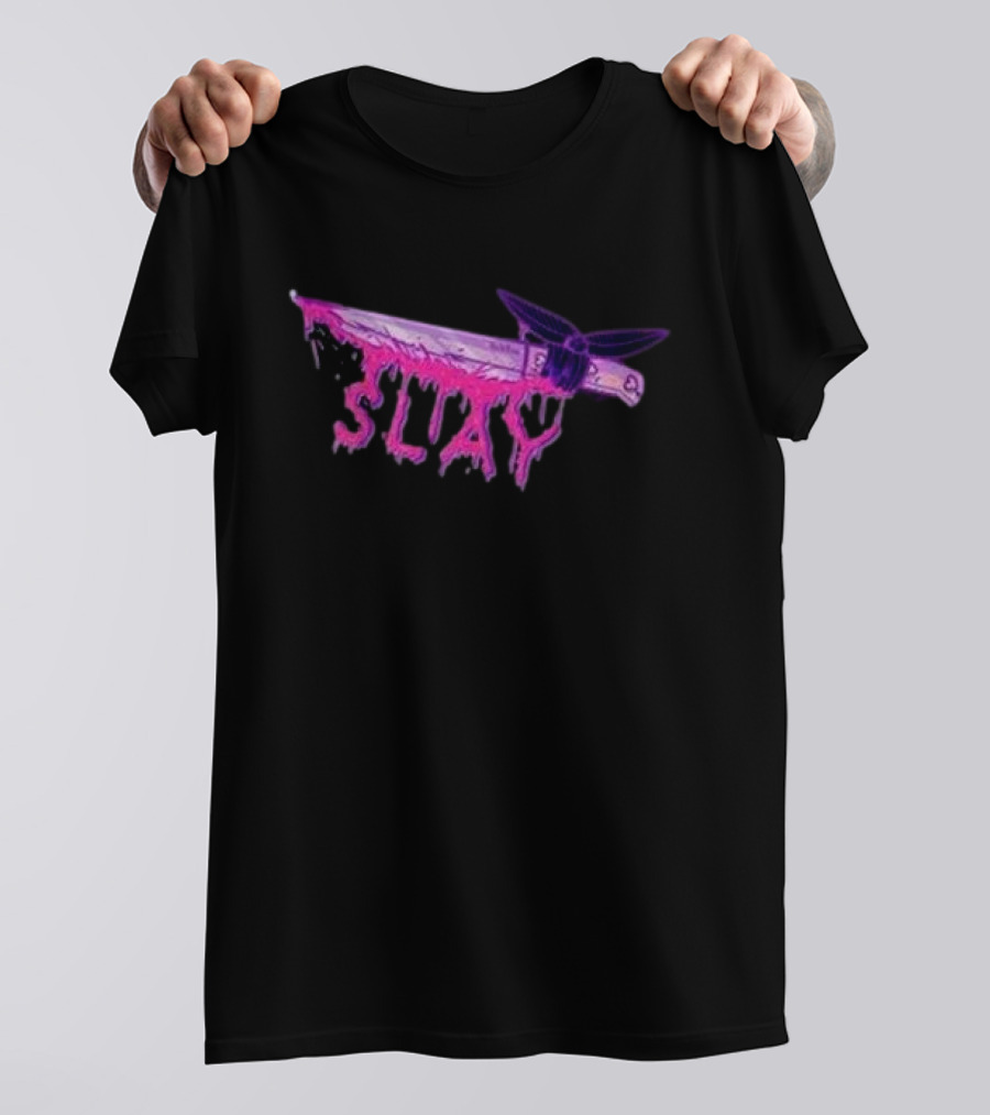 Weeby Newz Purple Knife Slay T-Shirt