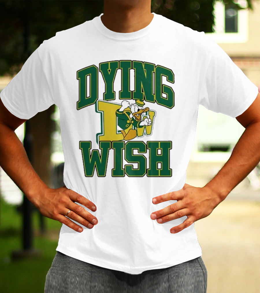 Dying Wish Donald Duck Sports Style T-Shirt