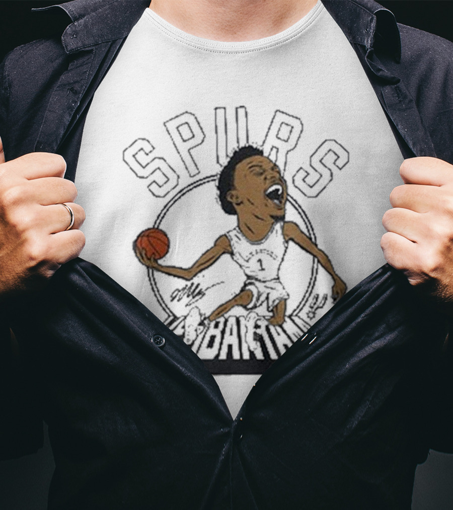Spurs San Antonio Wembanyama Signature T-Shirt
