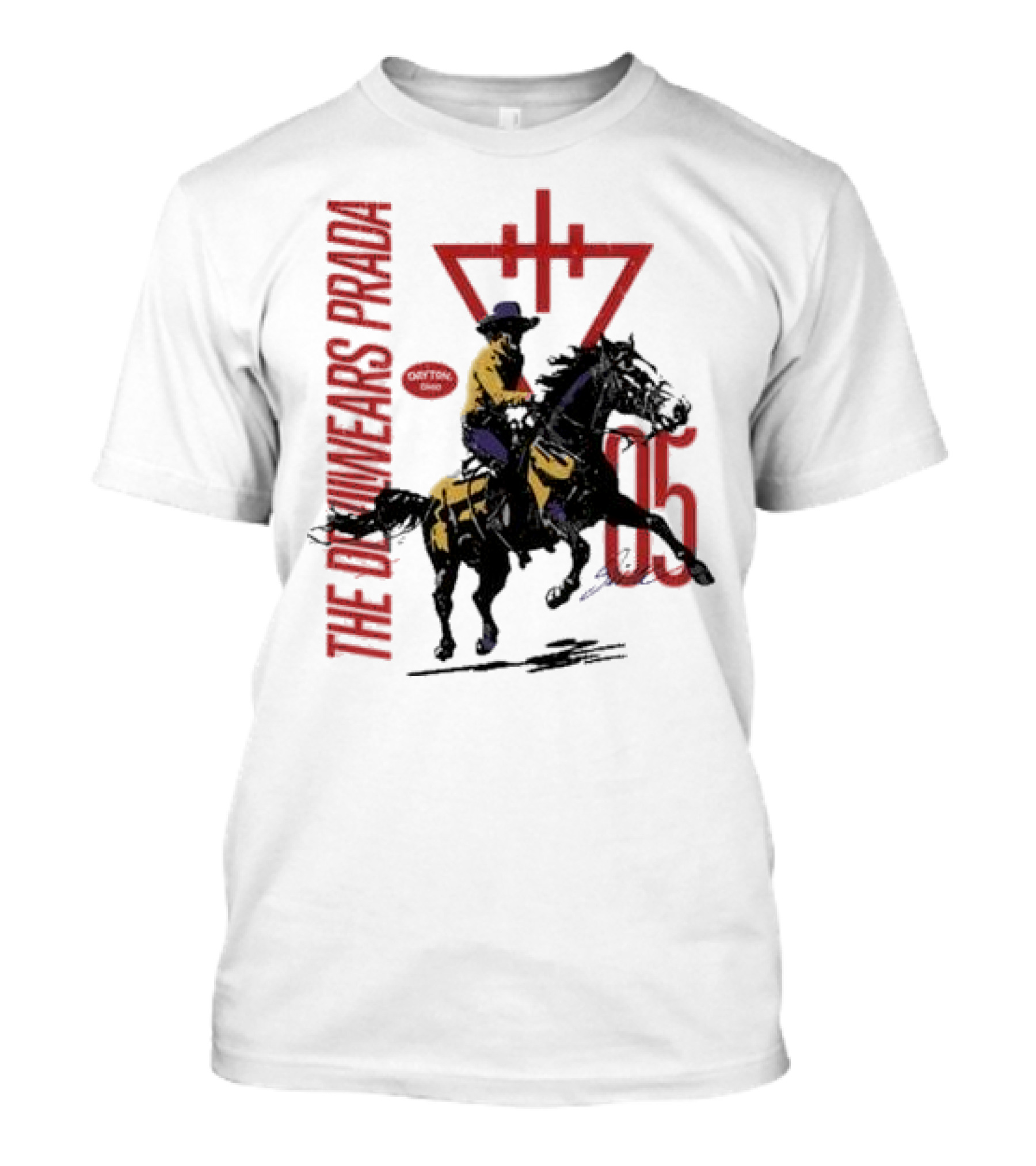 THE DEVIL WEARS PRADA DAYTON OHIO 06 COWBOY HORSE RIDER T-Shirt
