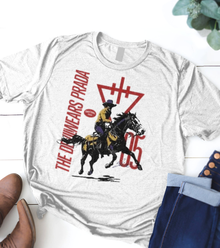 THE DEVIL WEARS PRADA DAYTON OHIO 06 COWBOY HORSE RIDER T-Shirt