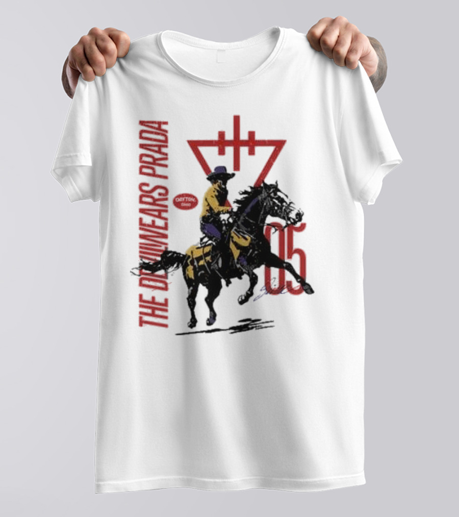 THE DEVIL WEARS PRADA DAYTON OHIO 06 COWBOY HORSE RIDER T-Shirt