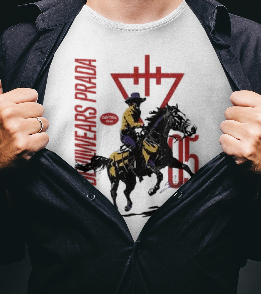 THE DEVIL WEARS PRADA DAYTON OHIO 06 COWBOY HORSE RIDER T-Shirt